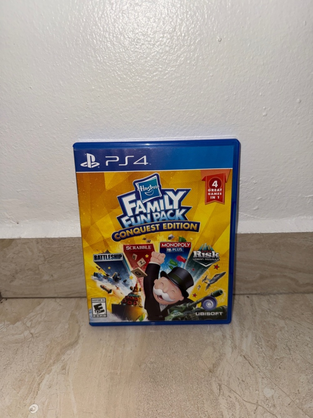 PS4 Family Fun Pack Conquest Edition - Yellow Game Case